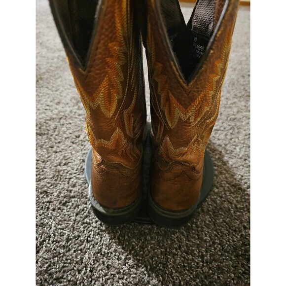 Justin Stampede Western Cowboy Men’s Work Boots Size 8 D main image 6
